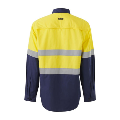 KingGee K54914 Workcool Vented Closed Front Spliced Shirt Tape Long Sleeve