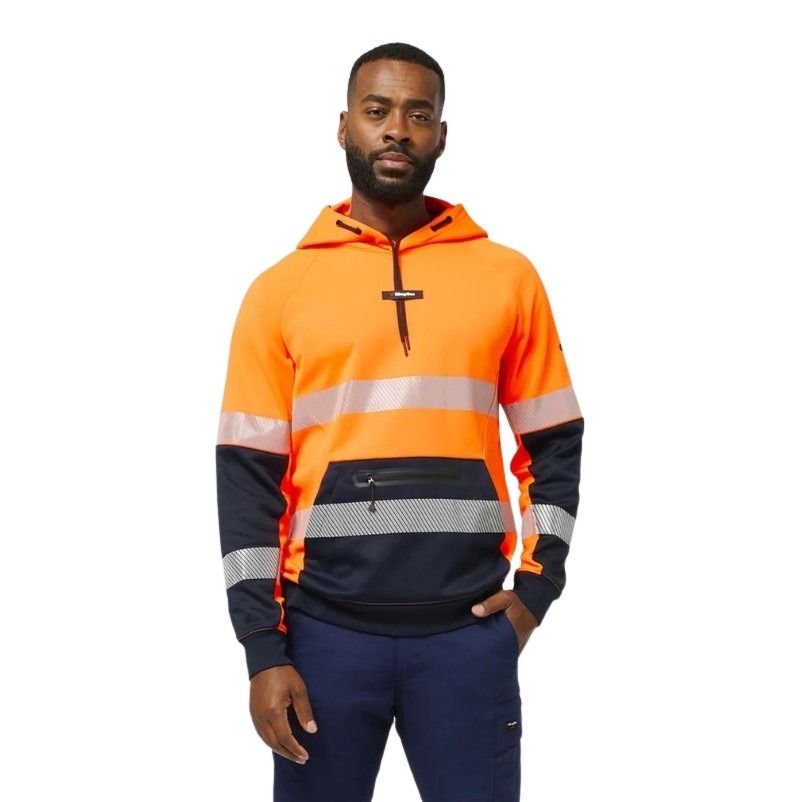 KingGee K55013 Originals Hi Vis Reflective Water Repellent Hoodie