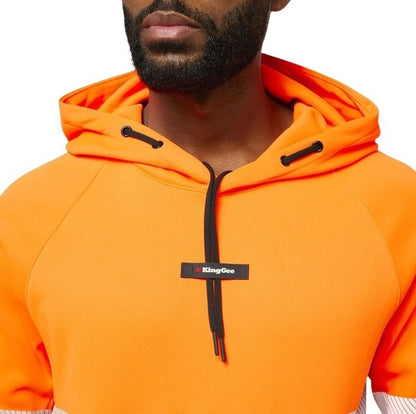 KingGee K55013 Originals Hi Vis Reflective Water Repellent Hoodie