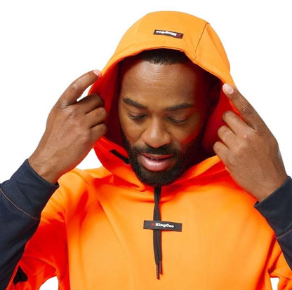 KingGee K55013 Originals Hi Vis Reflective Water Repellent Hoodie