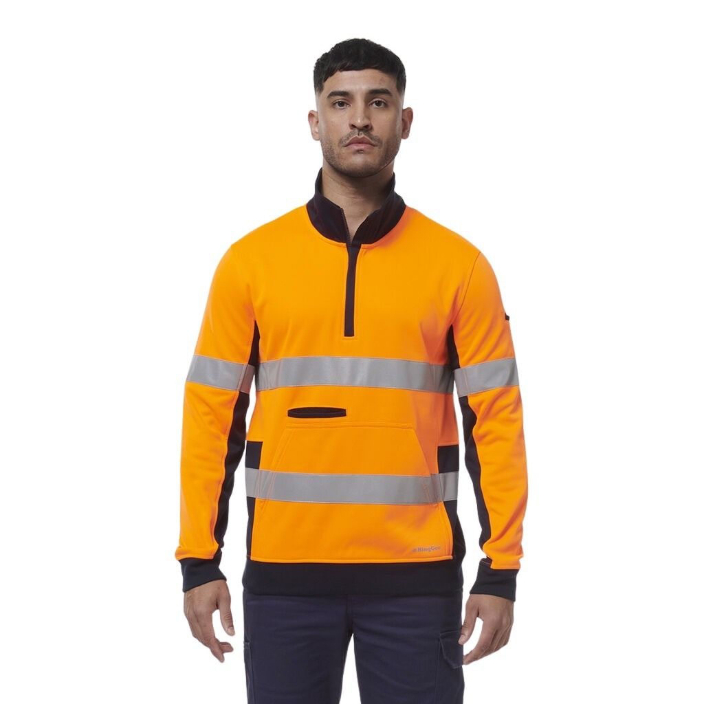 KingGee K55040 Reflective Spiced 1/4 Zip Fleece