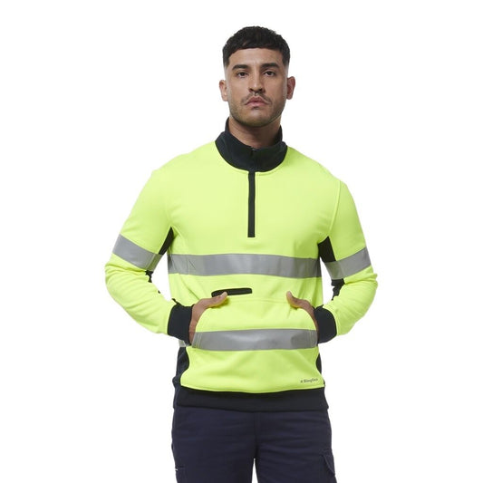 KingGee K55040 Reflective Spiced 1/4 Zip Fleece