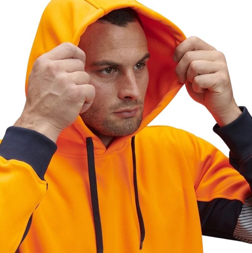 KingGee K55054 HiVis Reflective Pull Over Hoodie