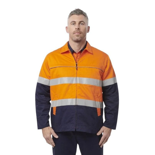 KingGee K55905 Reflective Spliced Drill Jacket