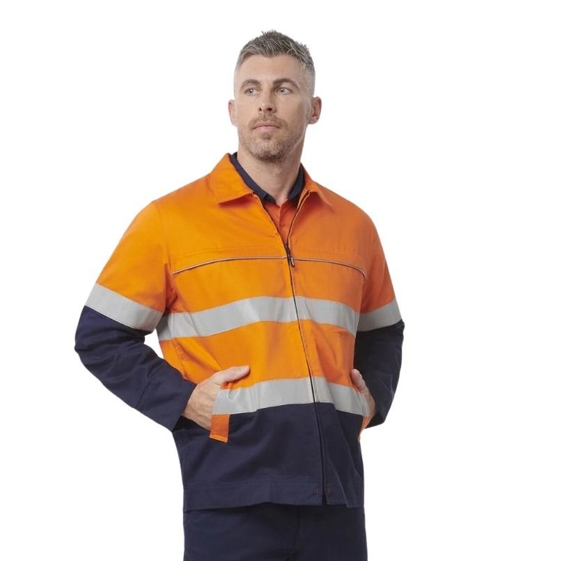 KingGee K55905 Reflective Spliced Drill Jacket