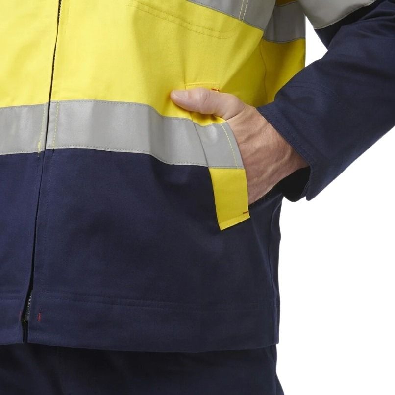 KingGee K55905 Reflective Spliced Drill Jacket