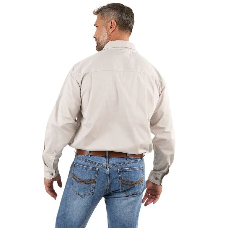 Ringers Western 171110002 King River Mens Half Button Work Shirt