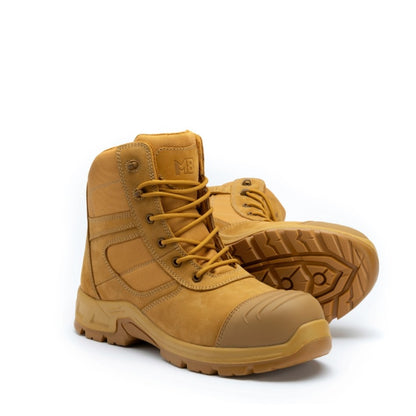 M8 M8SF001 Cobber High Zip Sided Boots 6"