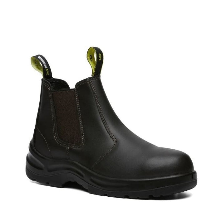 Black pull on Munka MFW19121 Occupational Steer Non Safety Boots
