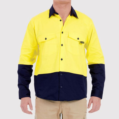 Tradie MJ1938ST Flex HiVis L/S Shirt