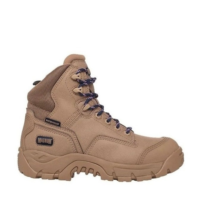 Stone coloured Zip sided Magnum MPW160 Precision Max Womens Composite Safety Boots