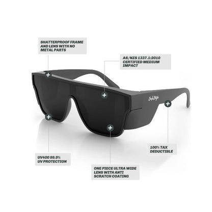 SafeStyle PMBP100 Primes Matte Black Frame Polarised Lens
