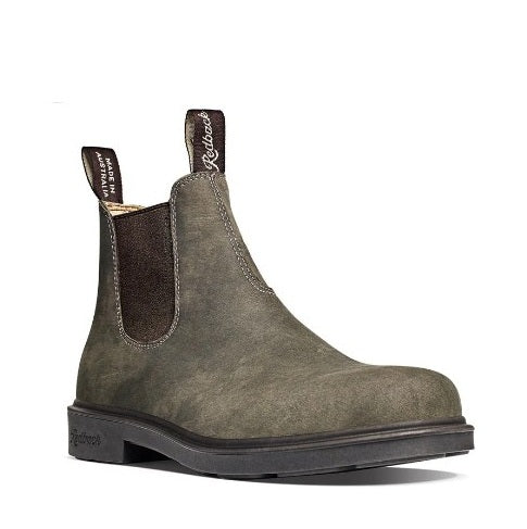Brown Slip resistant Redback RWIB Whistler Elastic Sided Soft Toe Boots