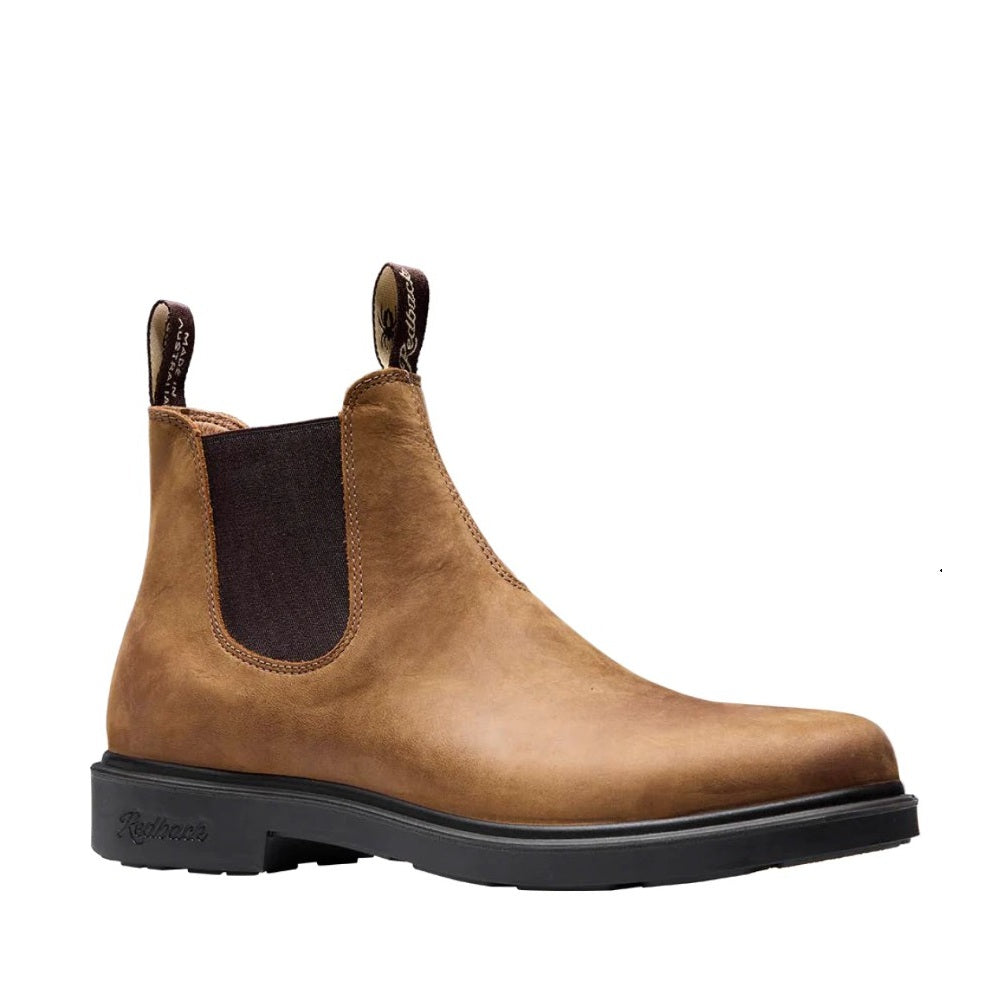 Brown leather Chelsea Redback RWPT Whistler Elastic Sided Soft Toe Boots