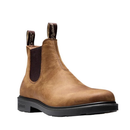 Brown leather slip resistant Redback RWPT Whistler Elastic Sided Soft Toe Boots