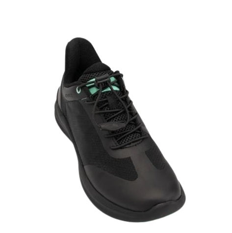 Black non slip easy clean Ezeez EST100 Stella Womens Non Safety Shoes