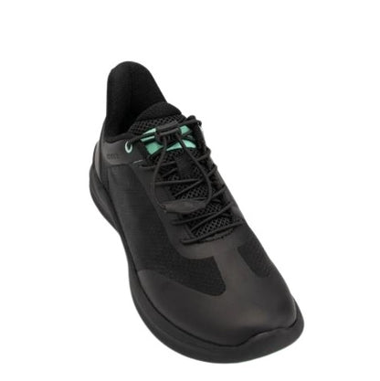 Black non slip easy clean Ezeez EST100 Stella Womens Non Safety Shoes