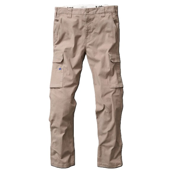 Beige cargo pants on a white background. x/dmg Trade Price UP-1 Cargo Pants