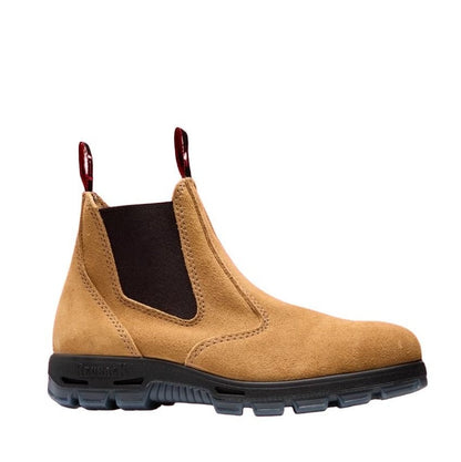 Classic Pull On Tan banana colour Redback UBBA Bobcat Elastic Sided Soft Toe Boots