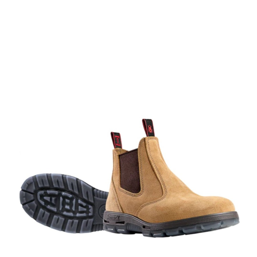Tan Banana coloured Chelsea boot Redback UBBA Bobcat Elastic Sided Soft Toe Boots