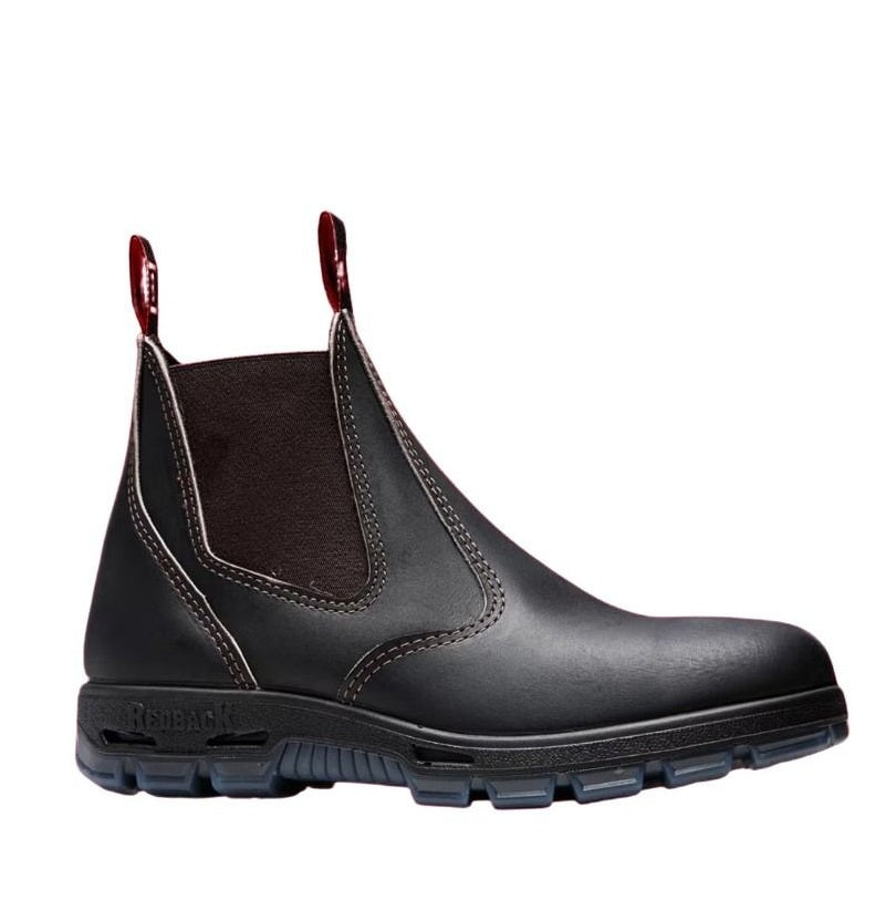 Claret Brown Redback UBOK Bobcat Elastic Sided Soft Toe Boots