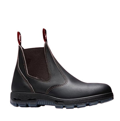 Claret Brown Redback UBOK Bobcat Elastic Sided Soft Toe Boots
