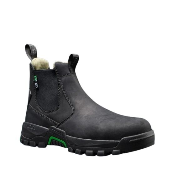 Black Chelsea slip resistant  FXD WB-4W Womens Nitrolite Slip-on Boots