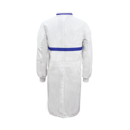 Workcraft WJ3197 Food Industry Long Length Dustcoat with Mandarin Collar- Long Sleeve