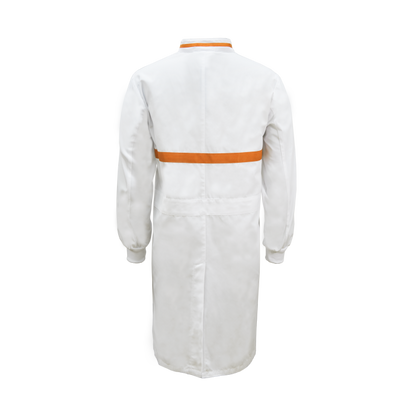Workcraft WJ3197 Food Industry Long Length Dustcoat with Mandarin Collar- Long Sleeve