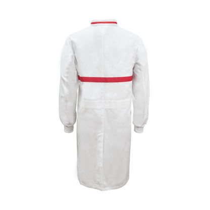 Workcraft WJ3197 Food Industry Long Length Dustcoat with Mandarin Collar- Long Sleeve