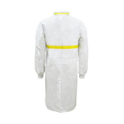 Workcraft WJ3197 Food Industry Long Length Dustcoat with Mandarin Collar- Long Sleeve