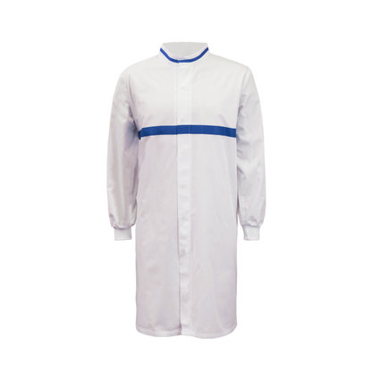 Workcraft WJ3197 Food Industry Long Length Dustcoat with Mandarin Collar- Long Sleeve