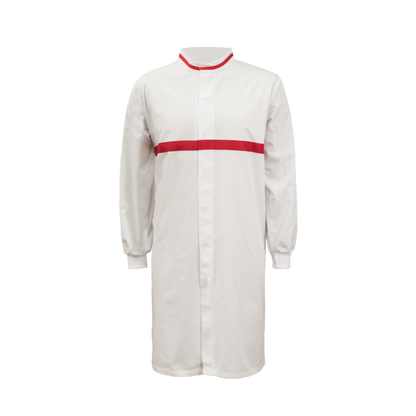 Workcraft WJ3197 Food Industry Long Length Dustcoat with Mandarin Collar- Long Sleeve