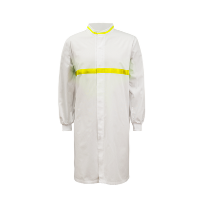Workcraft WJ3197 Food Industry Long Length Dustcoat with Mandarin Collar- Long Sleeve
