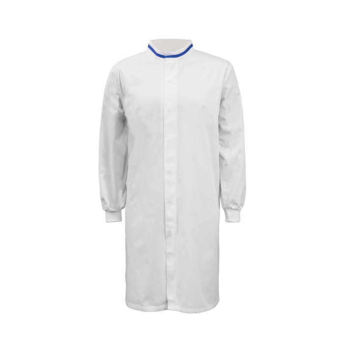 Workcraft WJ3199 Food Industry Long Length Dustcoat with Mandarin Collar- Long Sleeve