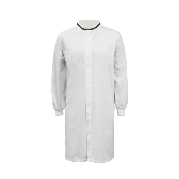 Workcraft WJ3199 Food Industry Long Length Dustcoat with Mandarin Collar- Long Sleeve
