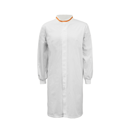 Workcraft WJ3199 Food Industry Long Length Dustcoat with Mandarin Collar- Long Sleeve