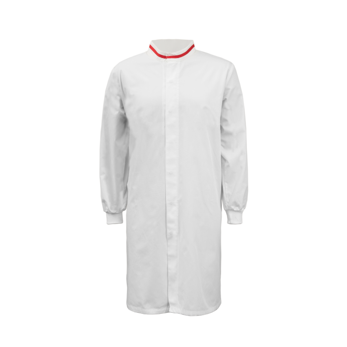 Workcraft WJ3199 Food Industry Long Length Dustcoat with Mandarin Collar- Long Sleeve