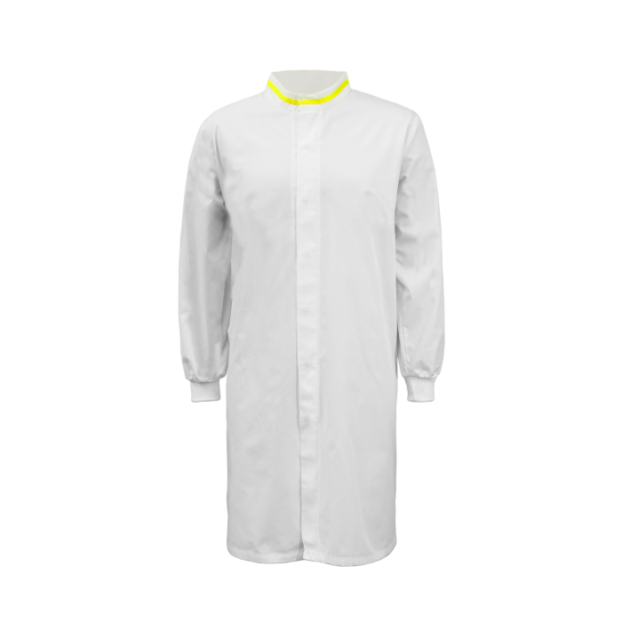 Workcraft WJ3199 Food Industry Long Length Dustcoat with Mandarin Collar- Long Sleeve