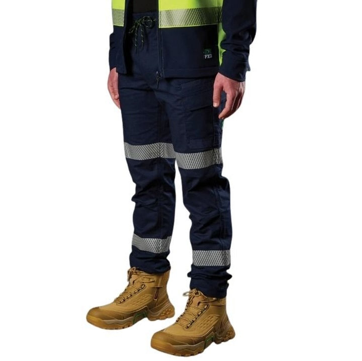 FXD WP-12T Reflective Taped Elastic Waist Stretch Ripstop Pant