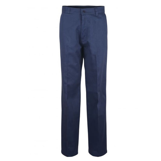 Navy blue pants on a white background