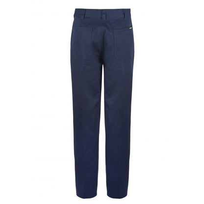 Navy blue pants on a white background