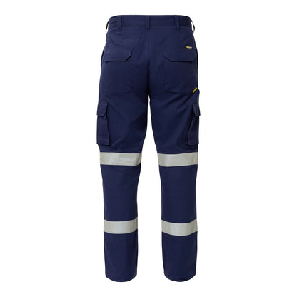 Workcraft WP4017 Reflective Cargo Cotton Drill Trousers