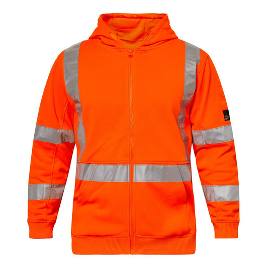 Workcraft WT8016 Alpine HiVis Hoodie With X Tape