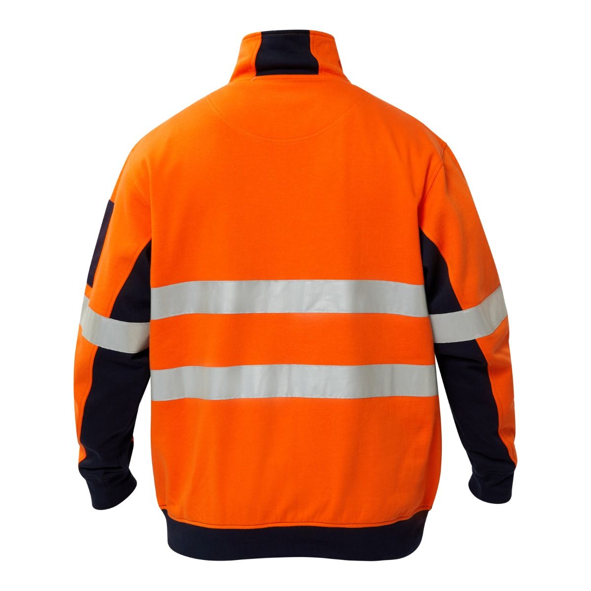 Workcraft WT8018 HiVis Half Zip Cotton Reflective Pullover