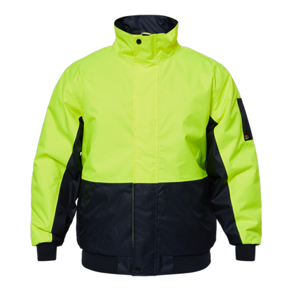 Workcraft WW9012 Thunder HiVis Modern Bomber Jacket