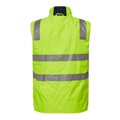 Workcraft WW9014 DISCONTINUED Frost HiVis Reversible Fleece Vest With Tape