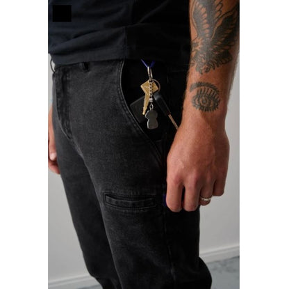 x/dmg x01/Denim Relaxed Straight Leg Jean