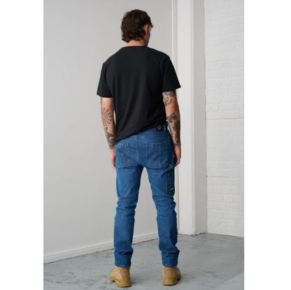 x/dmg x01/Denim Relaxed Straight Leg Jean