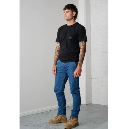 x/dmg x01/Denim Relaxed Straight Leg Jean